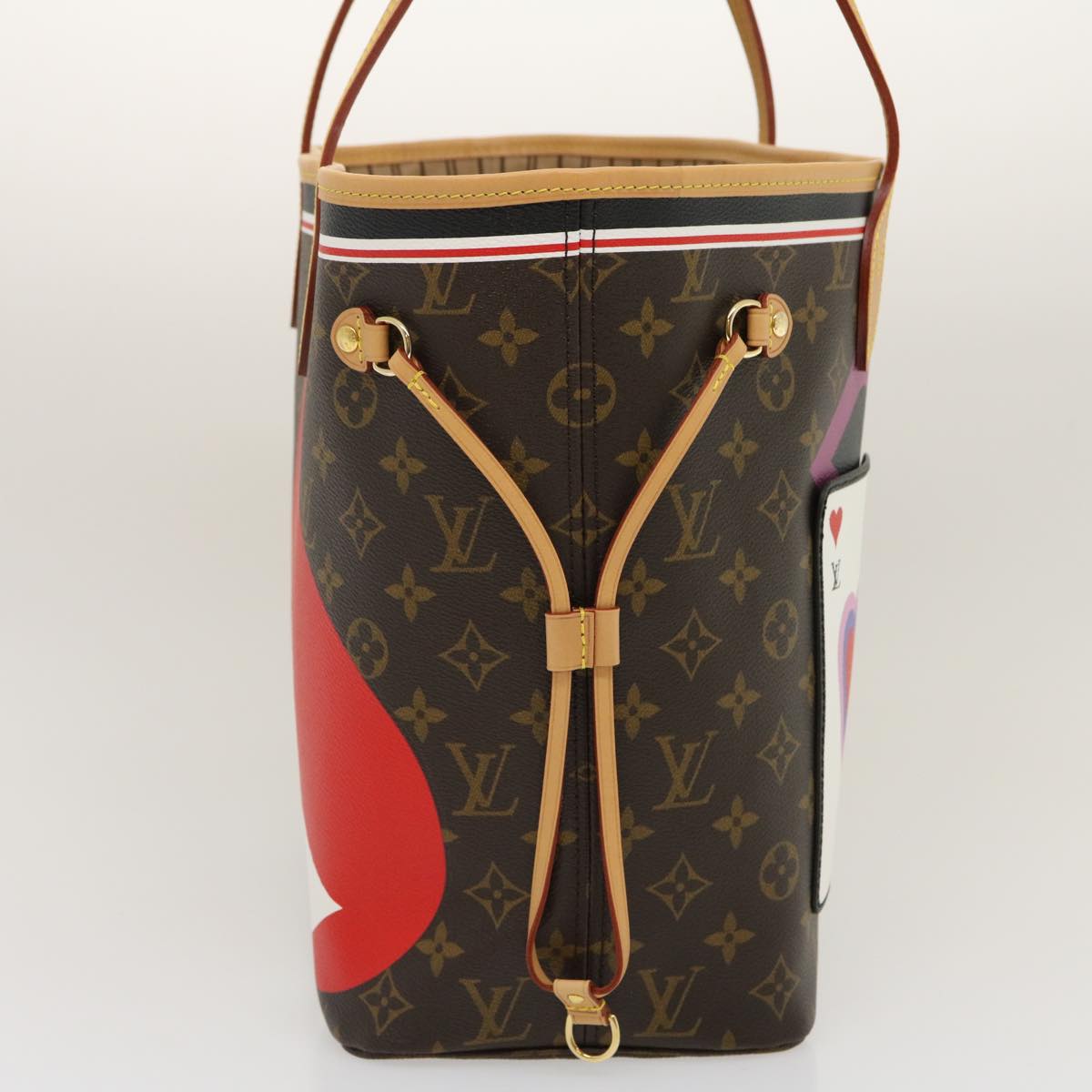 LOUIS VUITTON Monogram Game On Neverfull MM Tote Bag M57452 LV Auth jk1377A