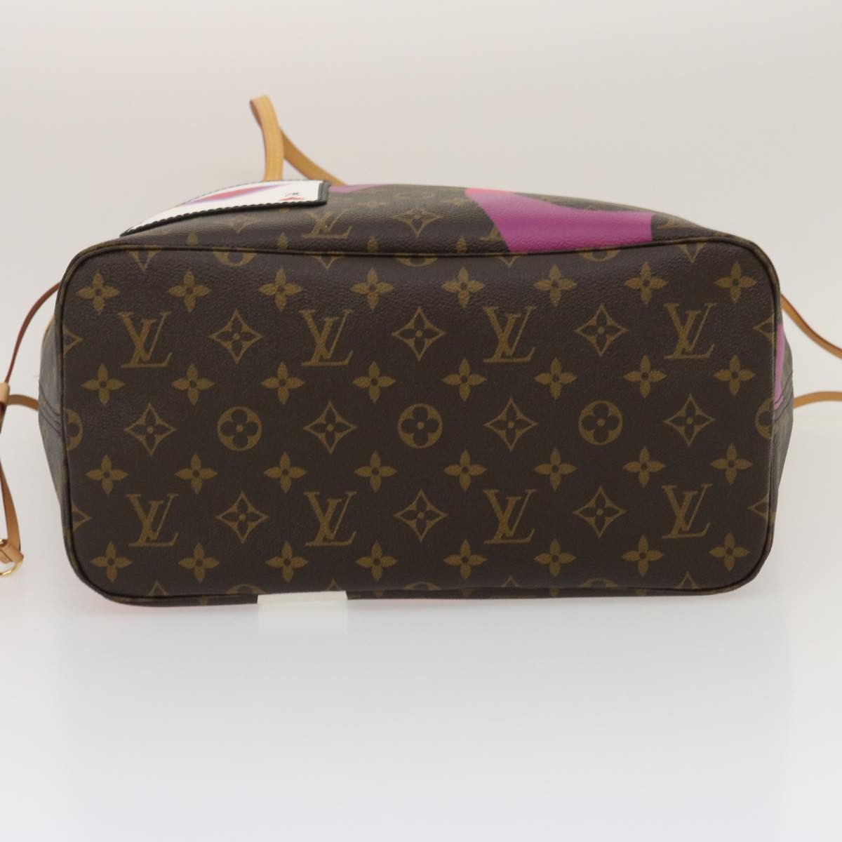 LOUIS VUITTON Monogram Game On Neverfull MM Tote Bag M57452 LV Auth jk1377A