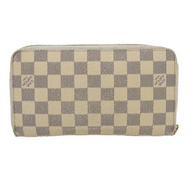 LOUIS VUITTON Damier Azur Zippy Organizer Long Wallet N60012 LV Auth ai662 - 0