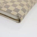 LOUIS VUITTON Damier Azur Zippy Organizer Long Wallet N60012 LV Auth ai662-7