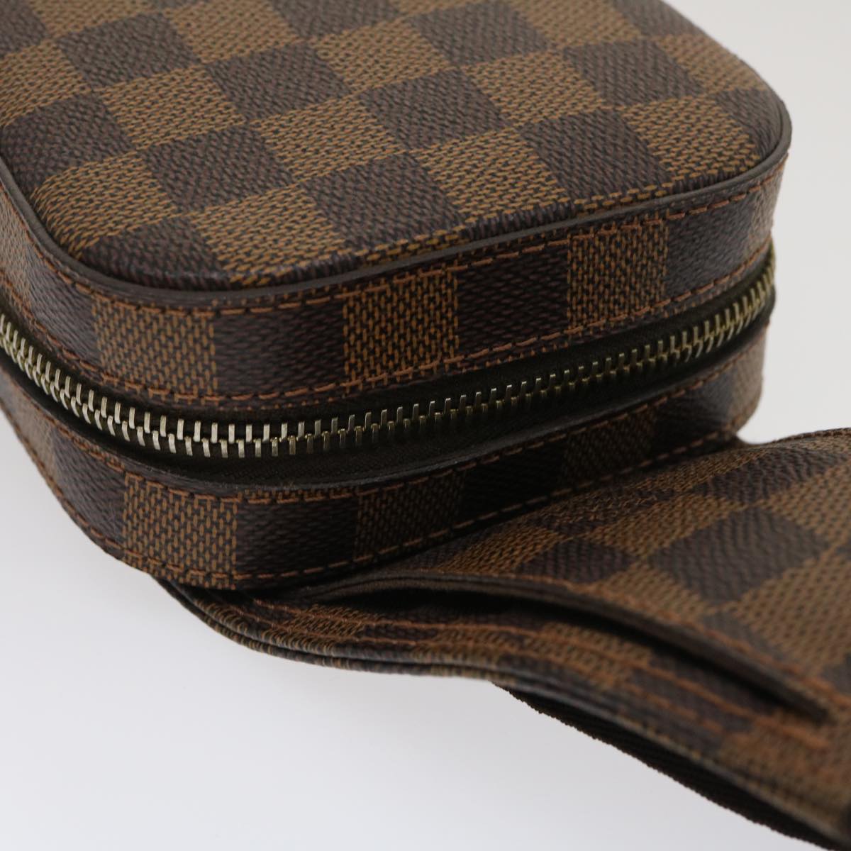 LOUIS VUITTON Damier Ebene Geronimos Shoulder Bag N51994 LV Auth jk1435A