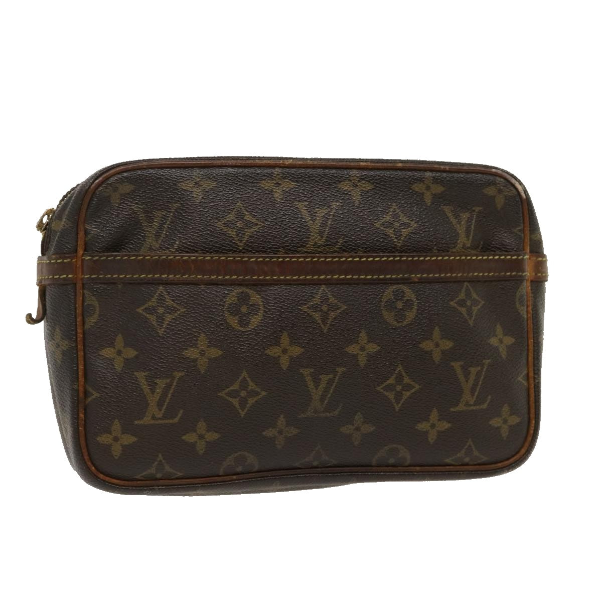 LOUIS VUITTON Monogram Compiegne 23 Clutch Bag M51847 LV Auth jk1526