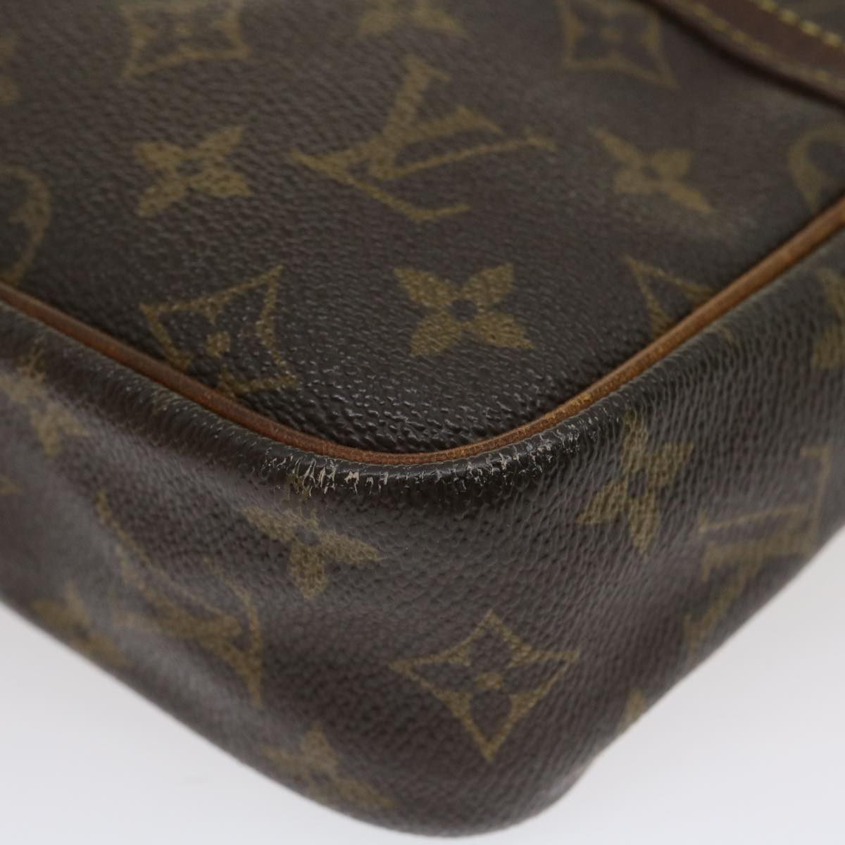 LOUIS VUITTON Monogram Compiegne 23 Clutch Bag M51847 LV Auth jk1526