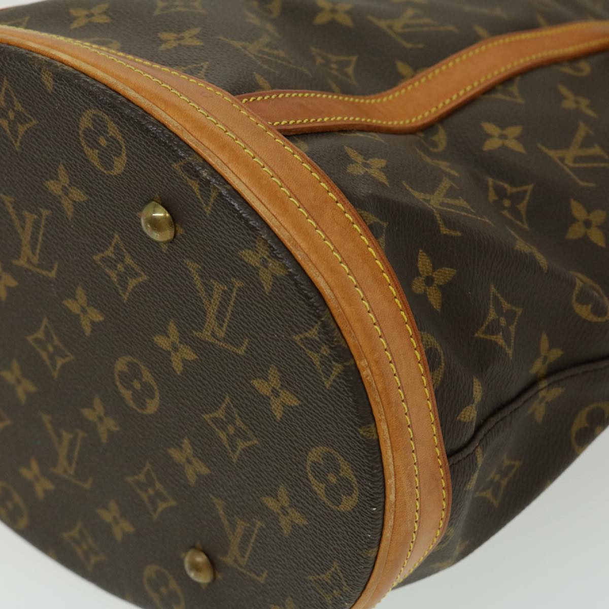 LOUIS VUITTON Monogram Bucket GM Shoulder Bag M42236 LV Auth jk1529