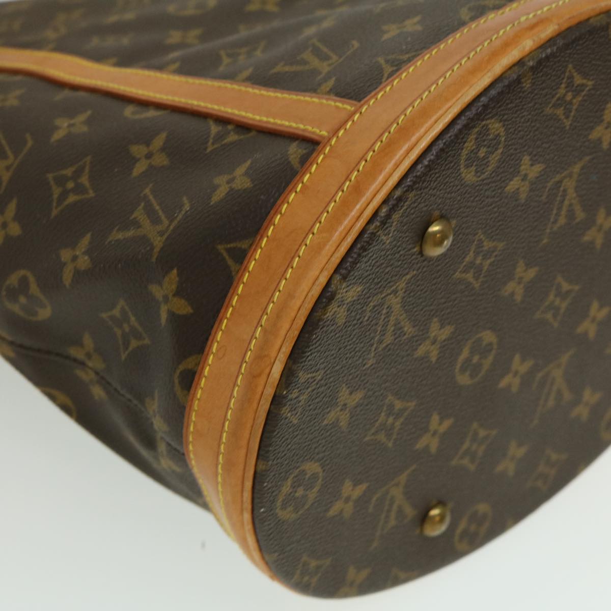 LOUIS VUITTON Monogram Bucket GM Shoulder Bag M42236 LV Auth jk1529