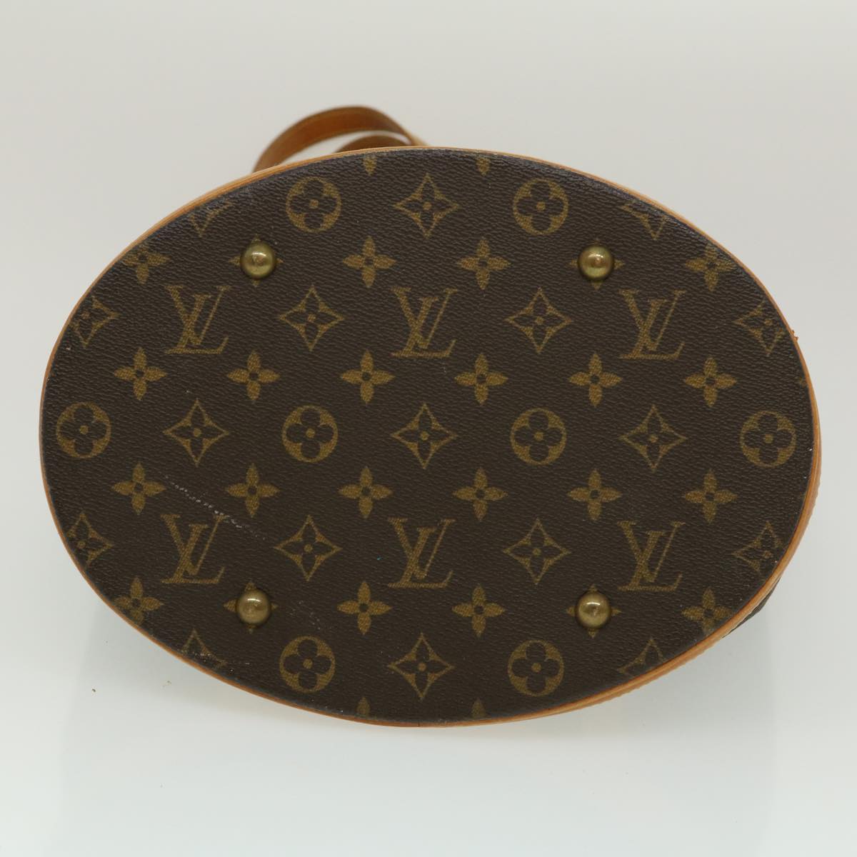 LOUIS VUITTON Monogram Bucket GM Shoulder Bag M42236 LV Auth jk1529