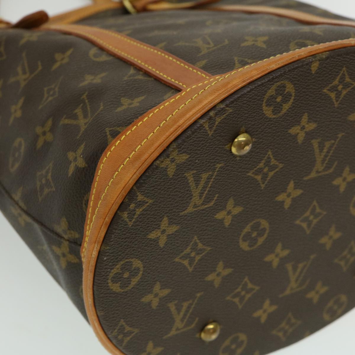 LOUIS VUITTON Monogram Bucket GM Shoulder Bag M42236 LV Auth jk1534