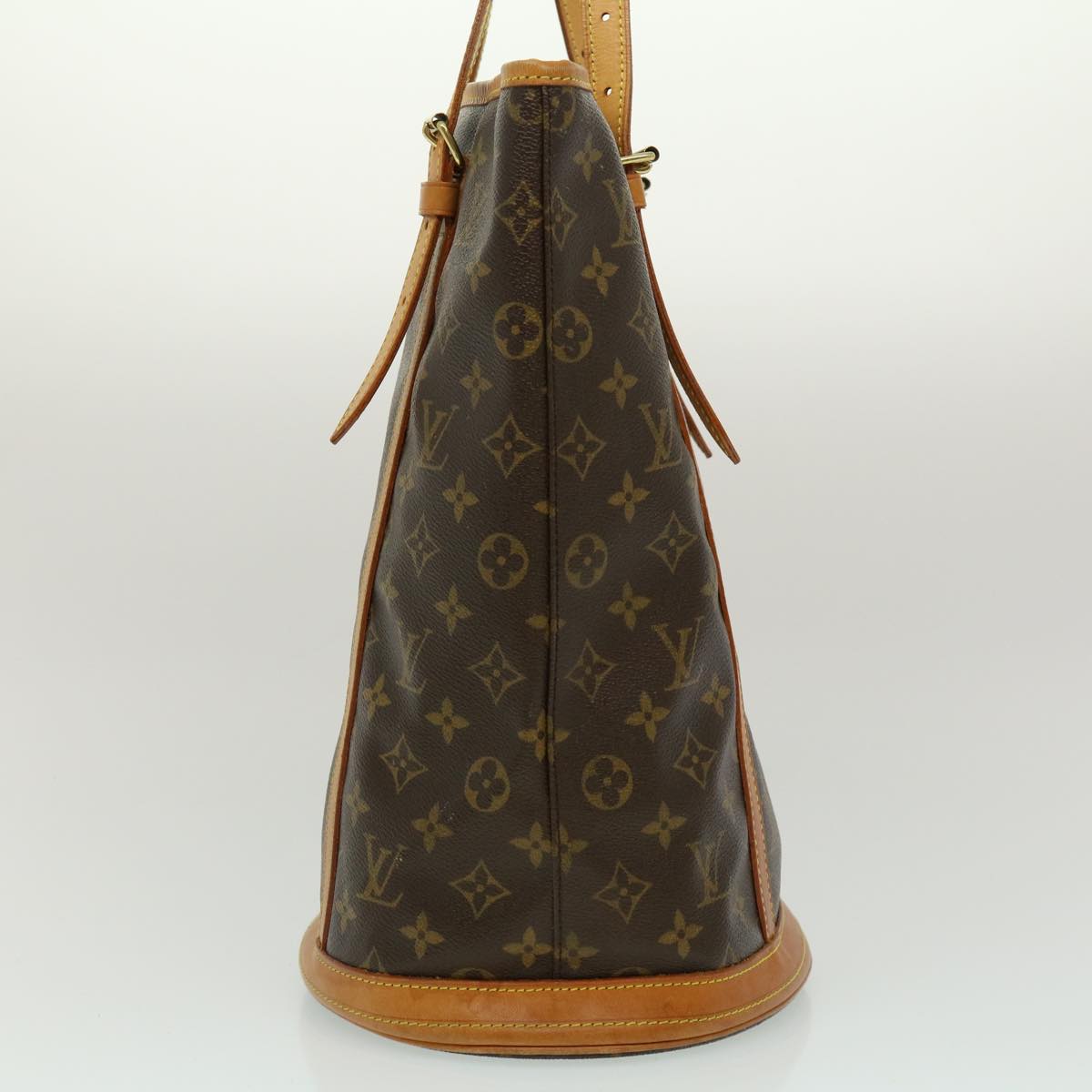 LOUIS VUITTON Monogram Bucket GM Shoulder Bag M42236 LV Auth jk1534