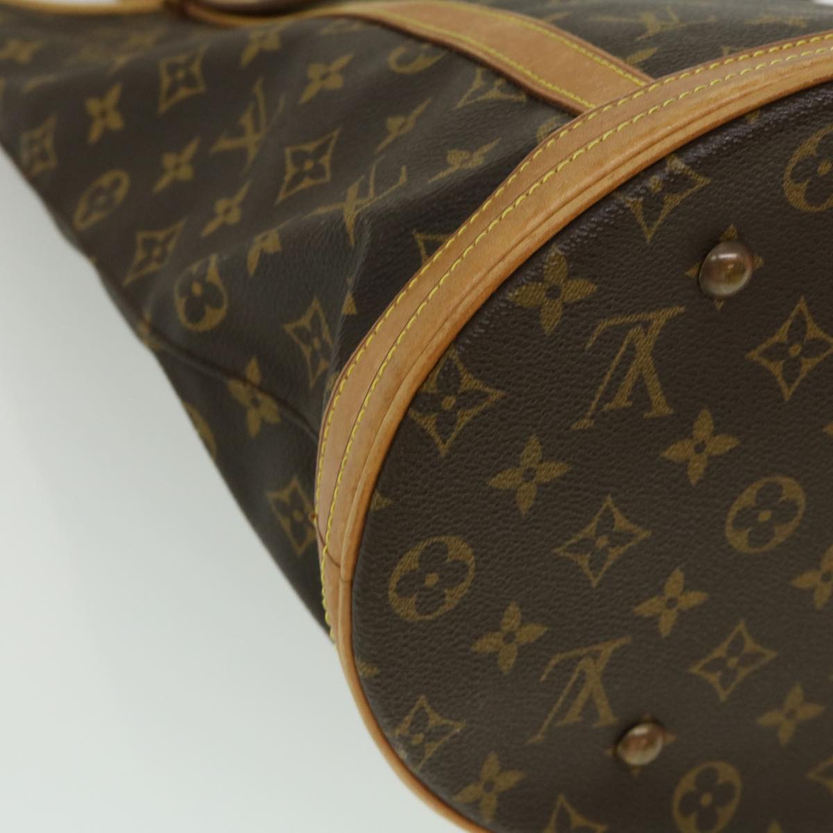 LOUIS VUITTON Monogram Bucket GM Shoulder Bag M42236 LV Auth jk1536