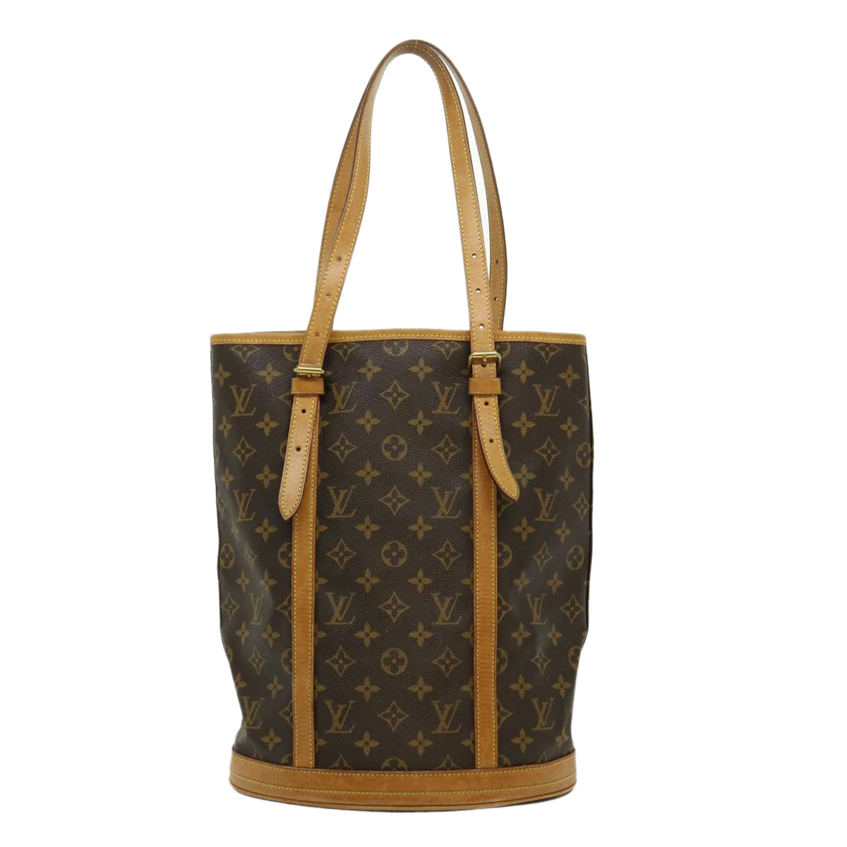 LOUIS VUITTON Monogram Bucket GM Shoulder Bag M42236 LV Auth jk1536