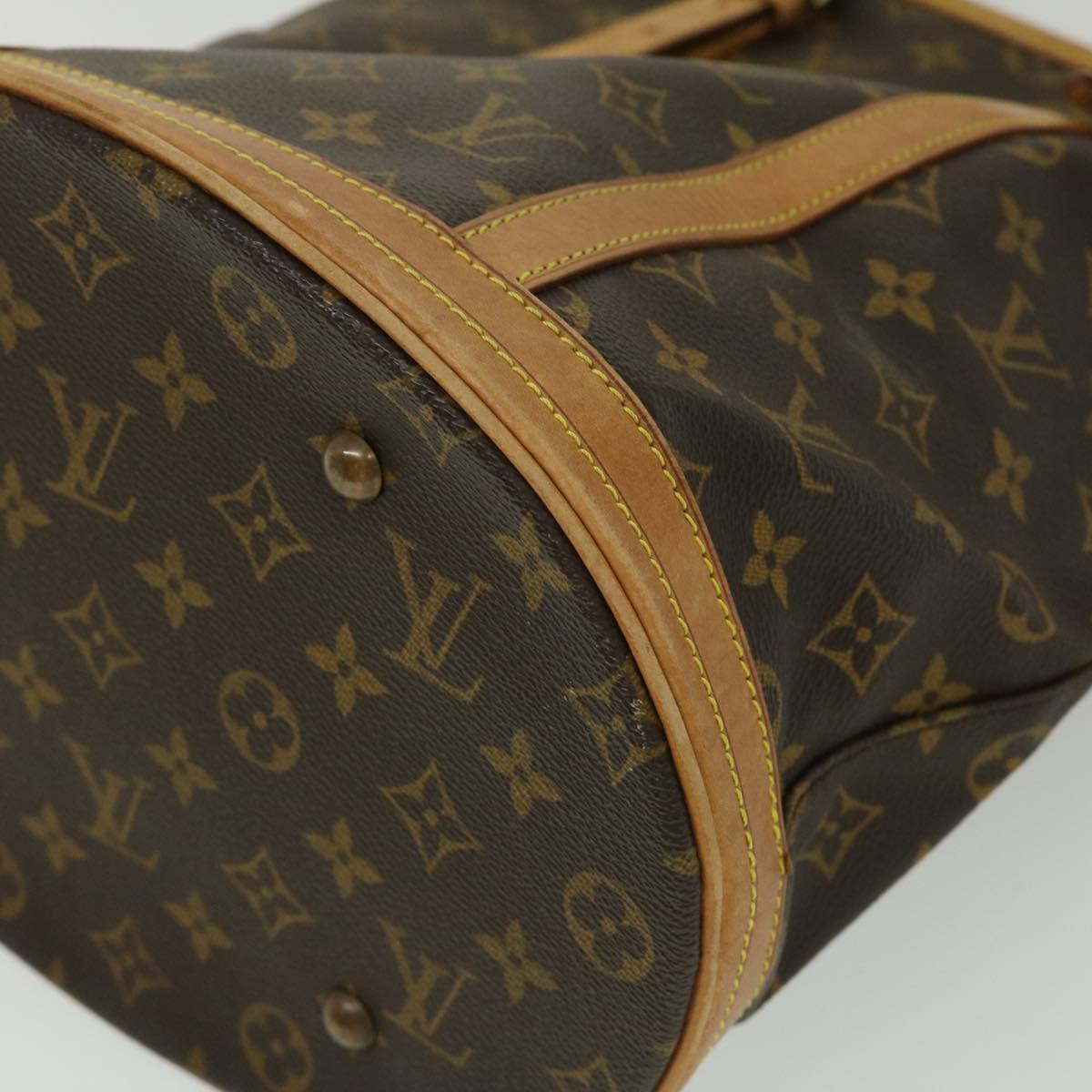 LOUIS VUITTON Monogram Bucket GM Shoulder Bag M42236 LV Auth jk1536