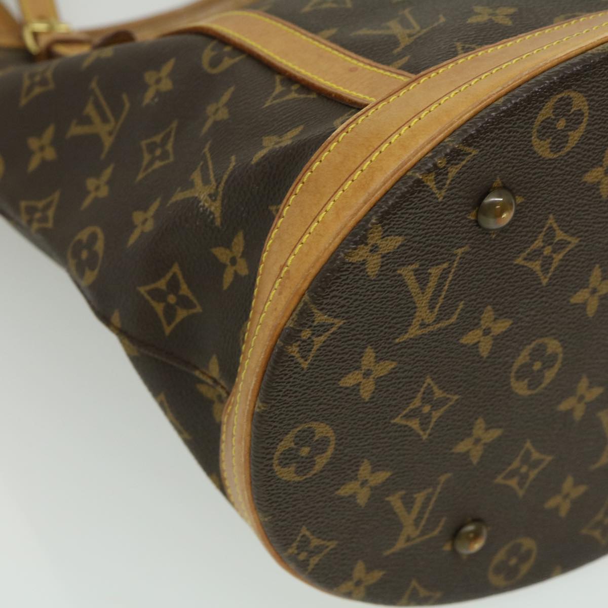 LOUIS VUITTON Monogram Bucket GM Shoulder Bag M42236 LV Auth jk1538