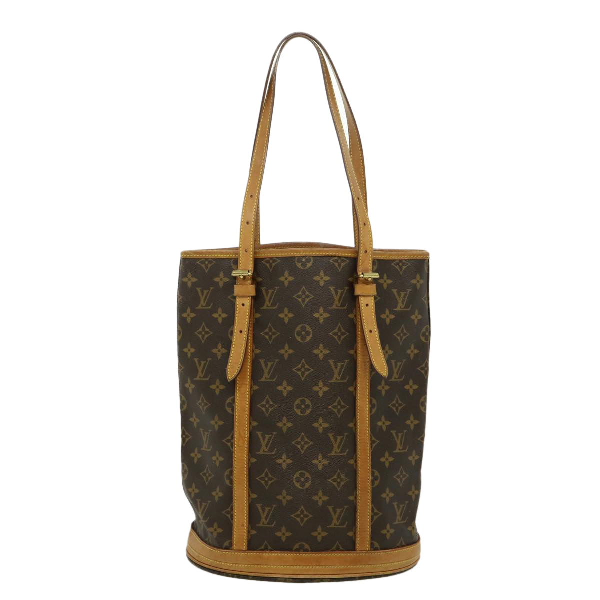 LOUIS VUITTON Monogram Bucket GM Shoulder Bag M42236 LV Auth jk1538