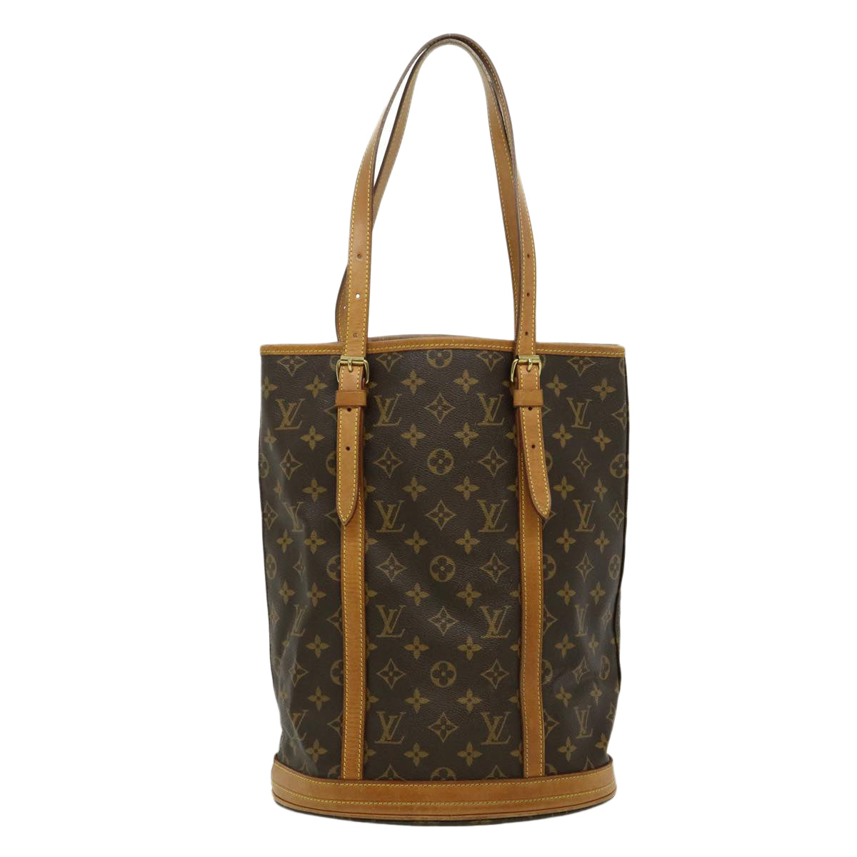 LOUIS VUITTON Monogram Bucket GM Shoulder Bag M42236 LV Auth jk1538