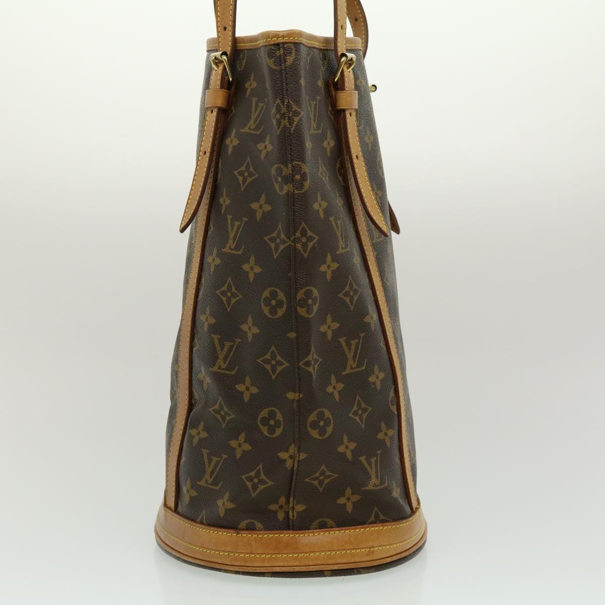 LOUIS VUITTON Monogram Bucket GM Shoulder Bag M42236 LV Auth jk1538