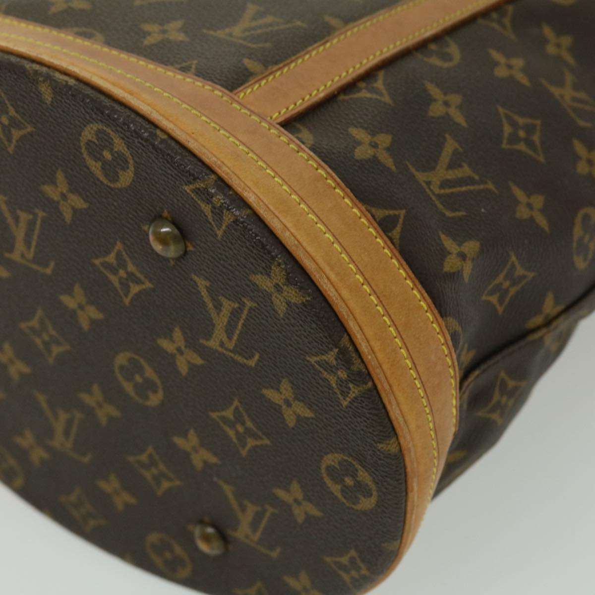 LOUIS VUITTON Monogram Bucket GM Shoulder Bag M42236 LV Auth jk1538