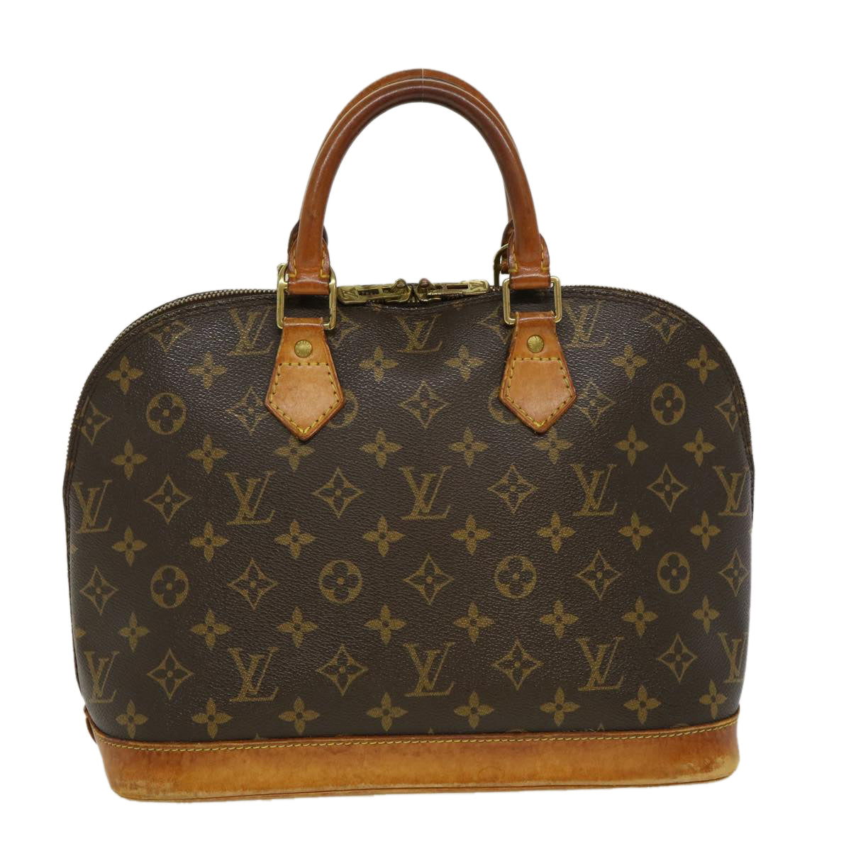 LOUIS VUITTON Monogram Alma Hand Bag M51130 LV Auth jk1563