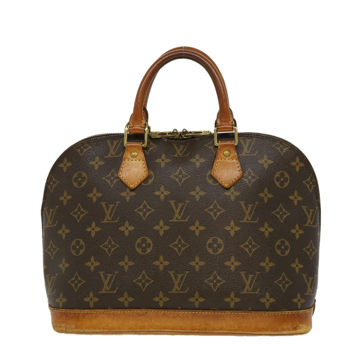 LOUIS VUITTON Monogram Alma Hand Bag M51130 LV Auth jk1563