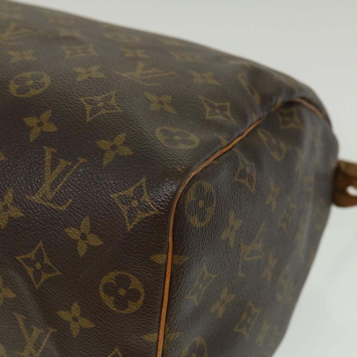 LOUIS VUITTON Monogram Speedy 35 Hand Bag M41524 LV Auth jk1596