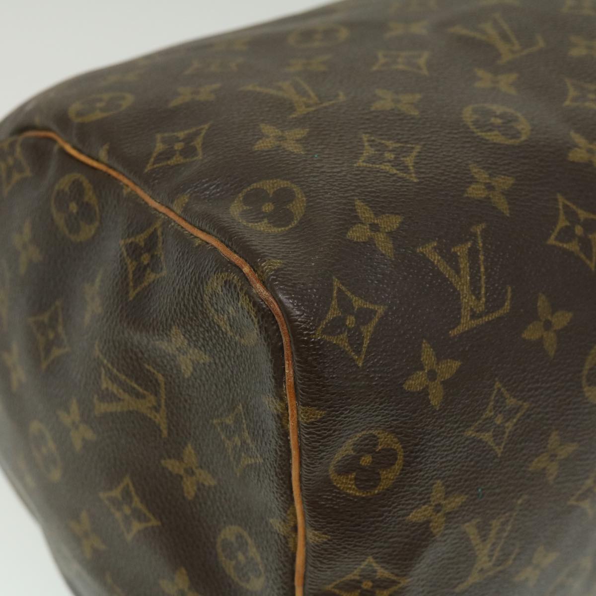 LOUIS VUITTON Monogram Speedy 35 Hand Bag M41524 LV Auth jk1596