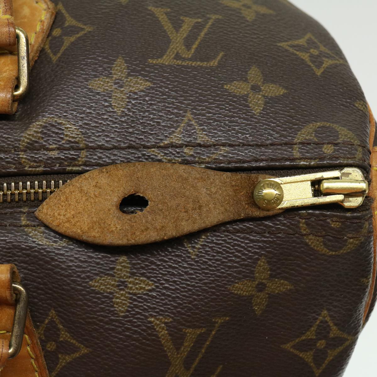 LOUIS VUITTON Monogram Speedy 35 Hand Bag M41524 LV Auth jk1596