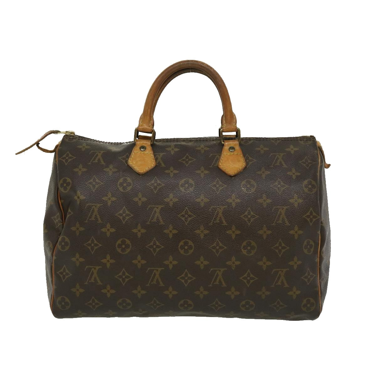 LOUIS VUITTON Monogram Speedy 35 Hand Bag M41524 LV Auth jk1596 - 0