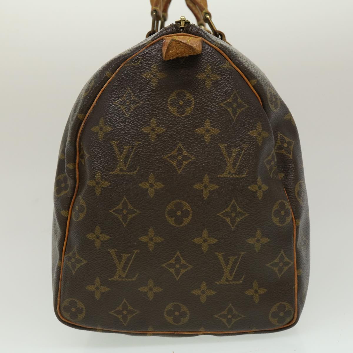 LOUIS VUITTON Monogram Speedy 35 Hand Bag M41524 LV Auth jk1596