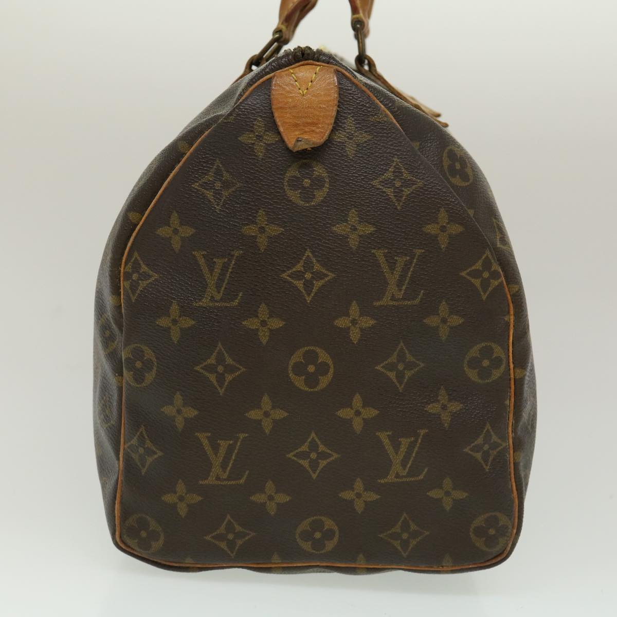 LOUIS VUITTON Monogram Speedy 35 Hand Bag M41524 LV Auth jk1596