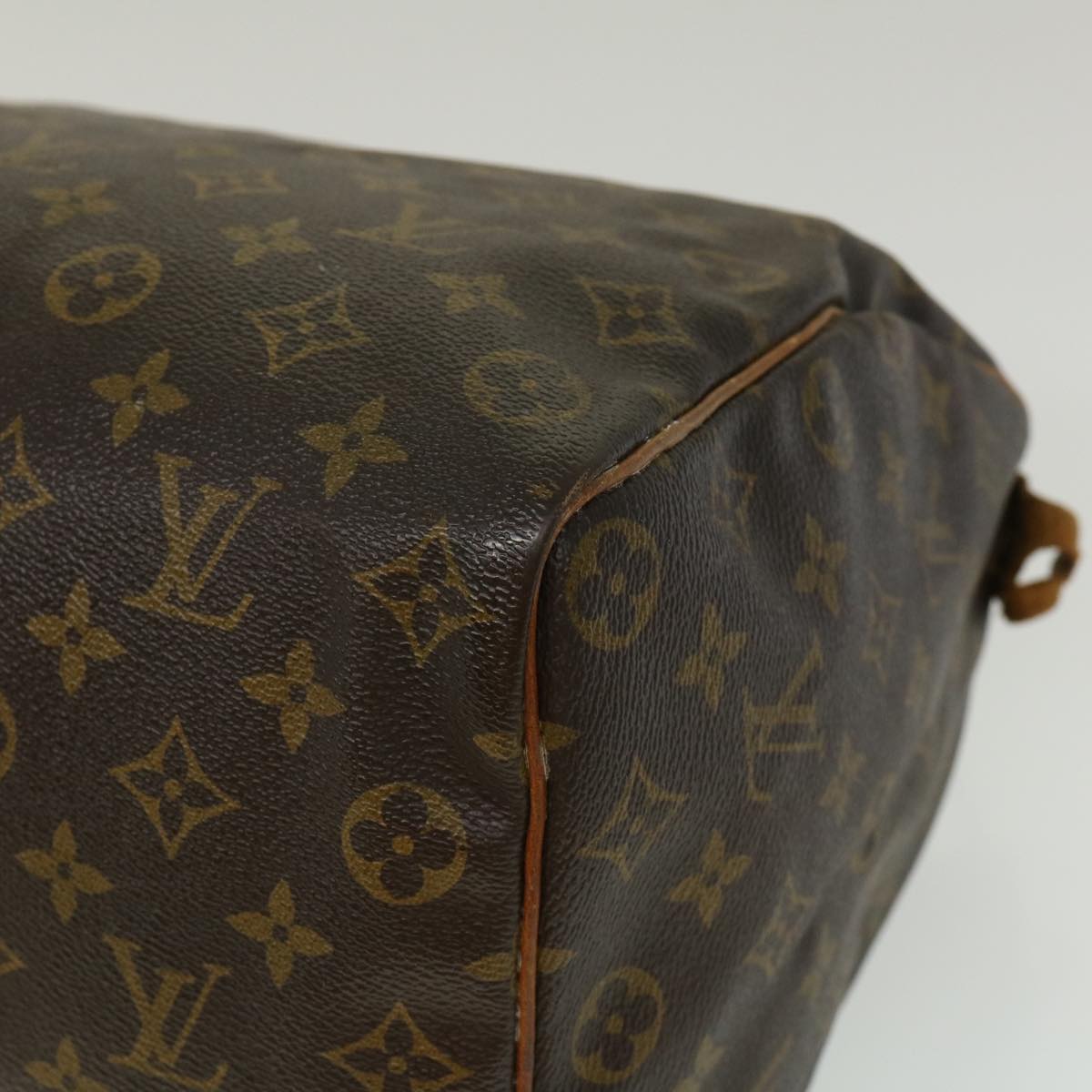 LOUIS VUITTON Monogram Speedy 35 Hand Bag M41524 LV Auth jk1599