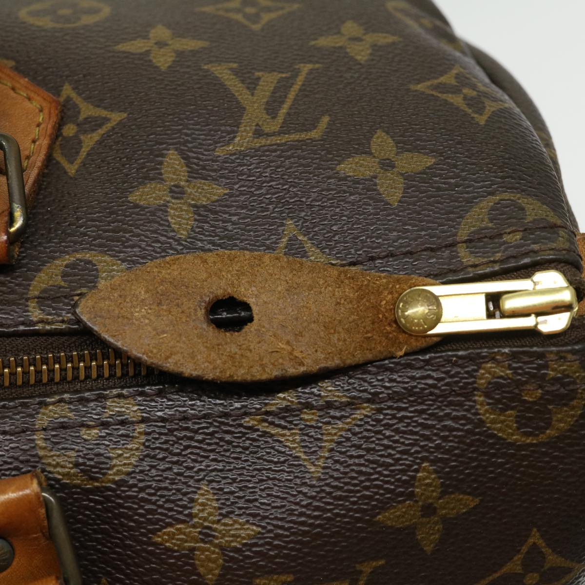 LOUIS VUITTON Monogram Speedy 35 Hand Bag M41524 LV Auth jk1599