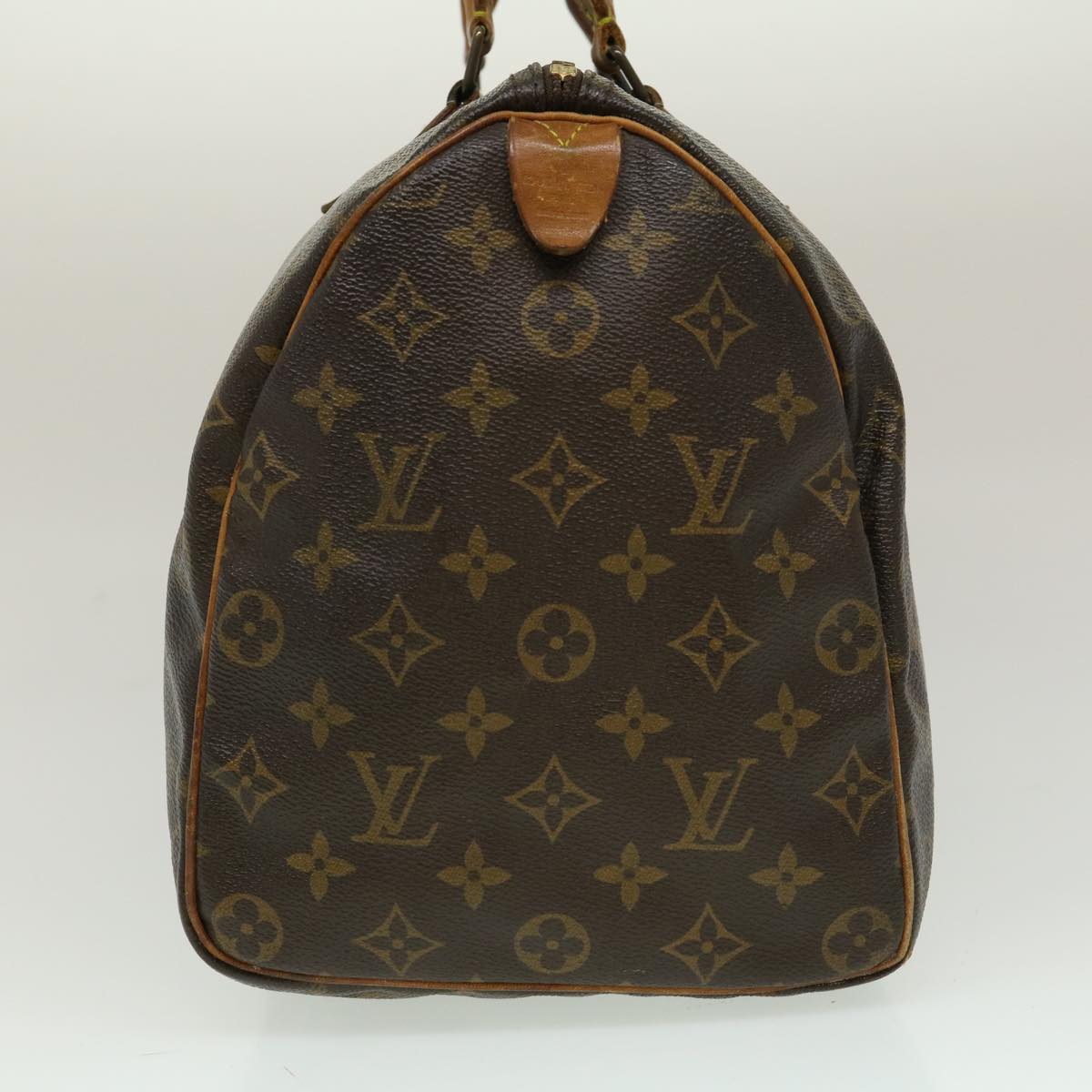 LOUIS VUITTON Monogram Speedy 35 Hand Bag M41524 LV Auth jk1599