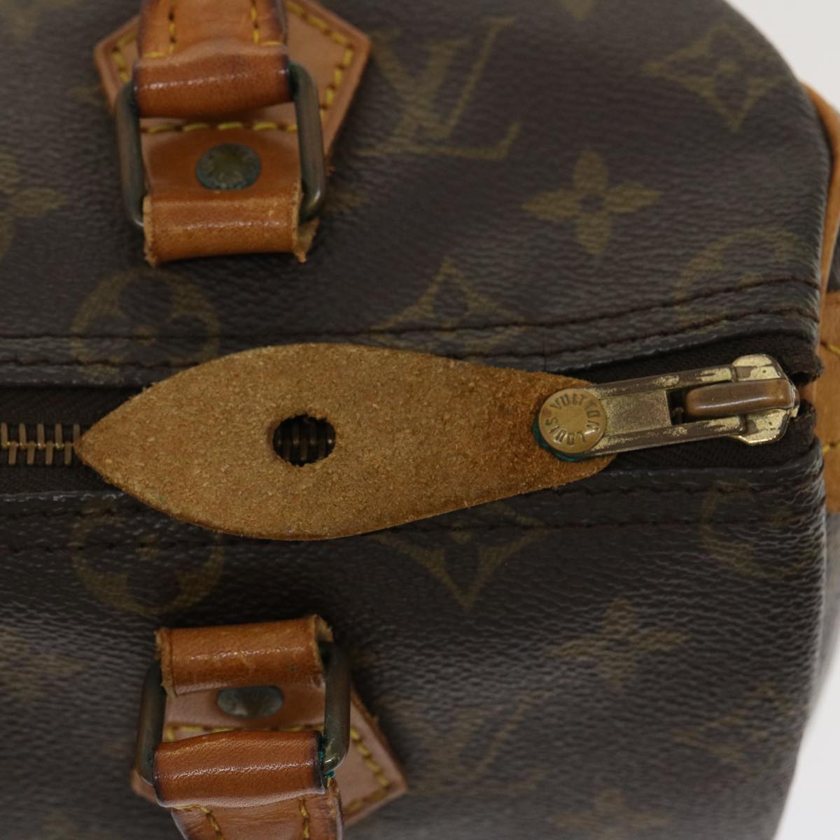 LOUIS VUITTON Monogram Speedy 25 Hand Bag M41528 LV Auth jk1603