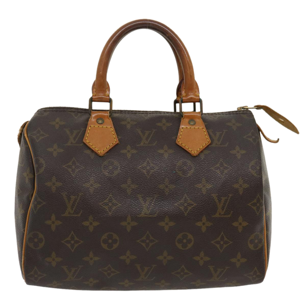 LOUIS VUITTON Monogram Speedy 25 Hand Bag M41528 LV Auth jk1603