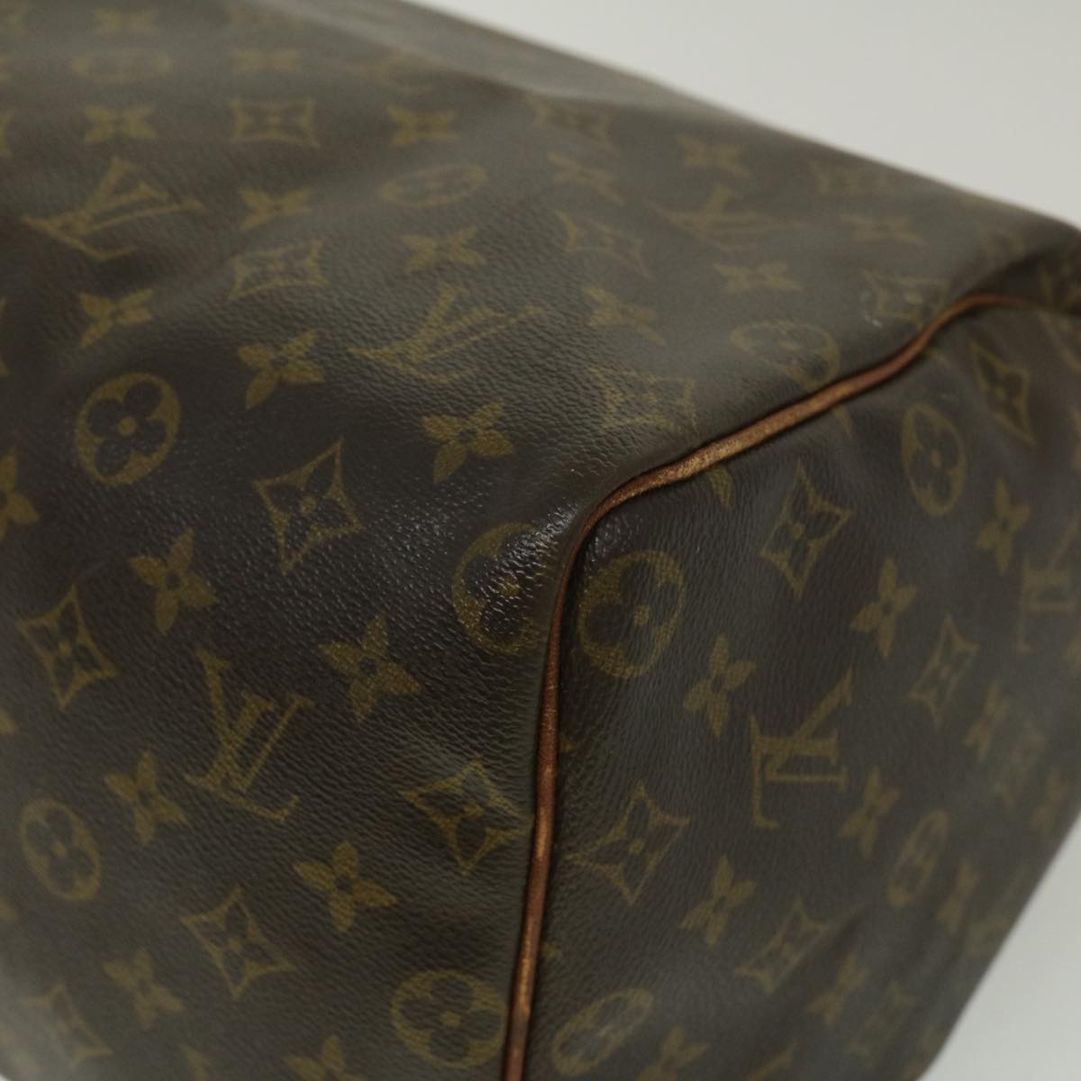 LOUIS VUITTON Monogram Speedy 40 Hand Bag M41522 LV Auth jk1607