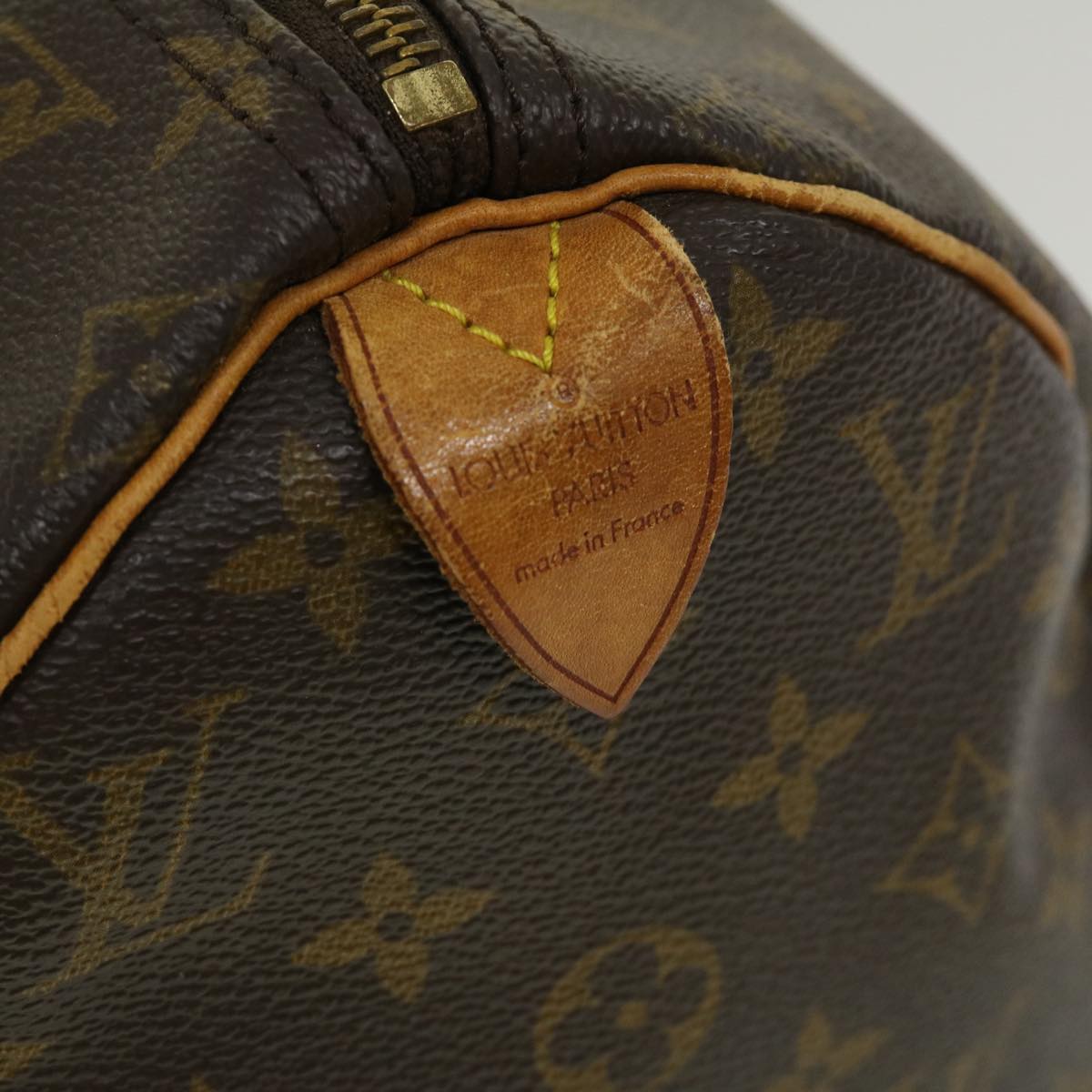 LOUIS VUITTON Monogram Speedy 40 Hand Bag M41522 LV Auth jk1626