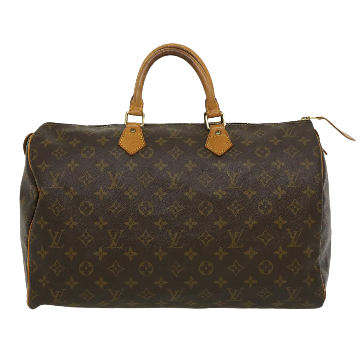 LOUIS VUITTON Monogram Speedy 40 Hand Bag M41522 LV Auth jk1626