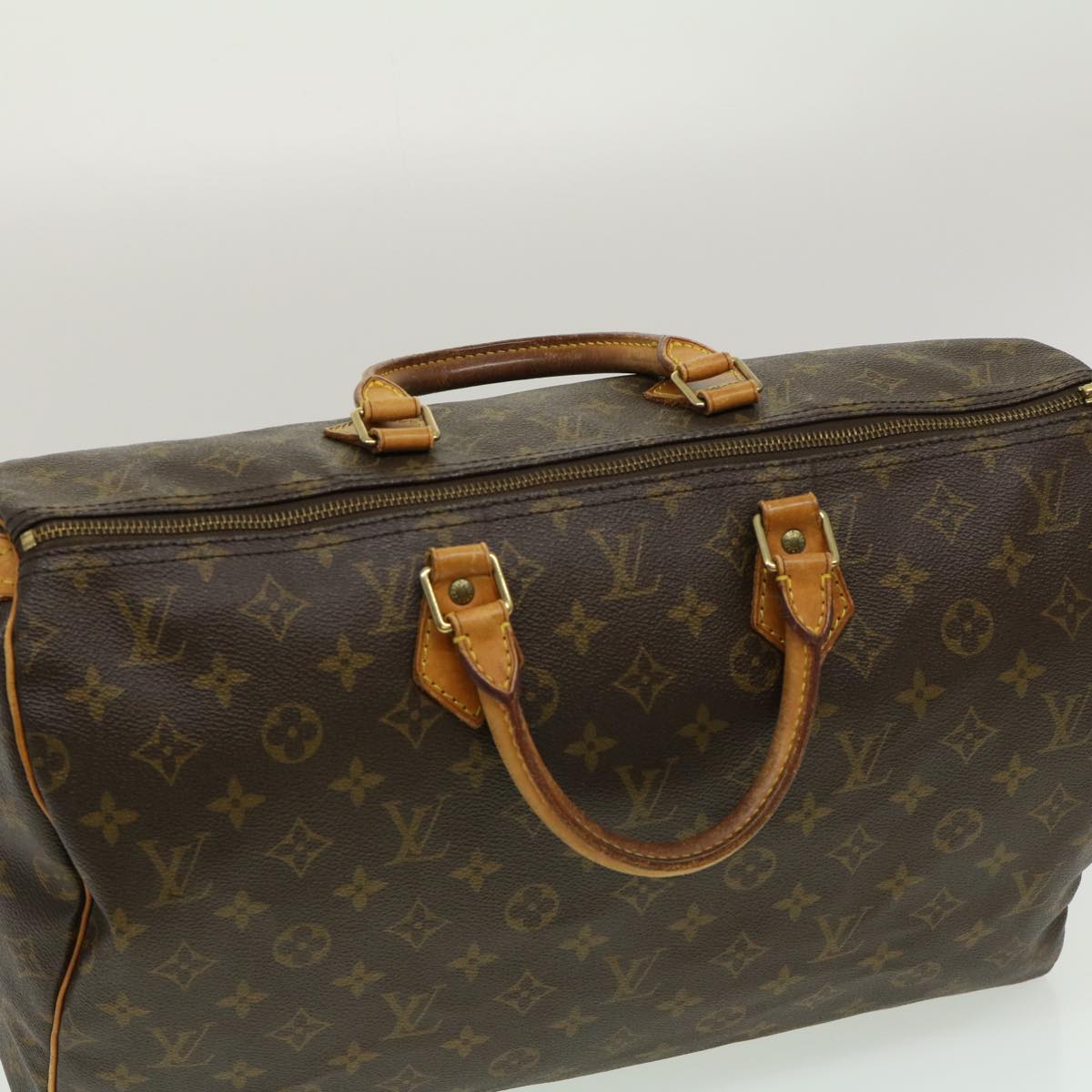 LOUIS VUITTON Monogram Speedy 40 Hand Bag M41522 LV Auth jk1626