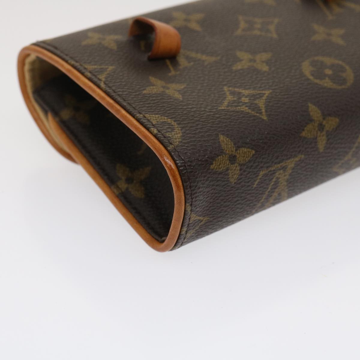 LOUIS VUITTON Monogram Pochette Florentine Bum Bag M51855 LV Auth jk1641