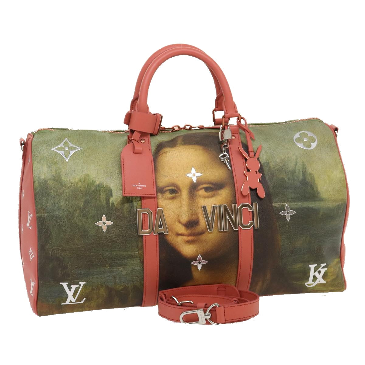 LOUIS VUITTON Masters Collection Keepall Bandouliere 50 Boston M43377 LV jk1658A