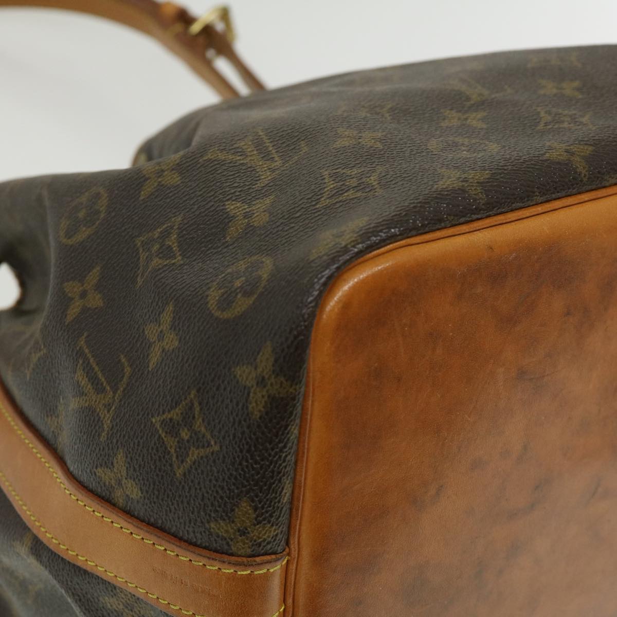 LOUIS VUITTON Monogram Petit Noe Shoulder Bag M42226 LV Auth jk1666