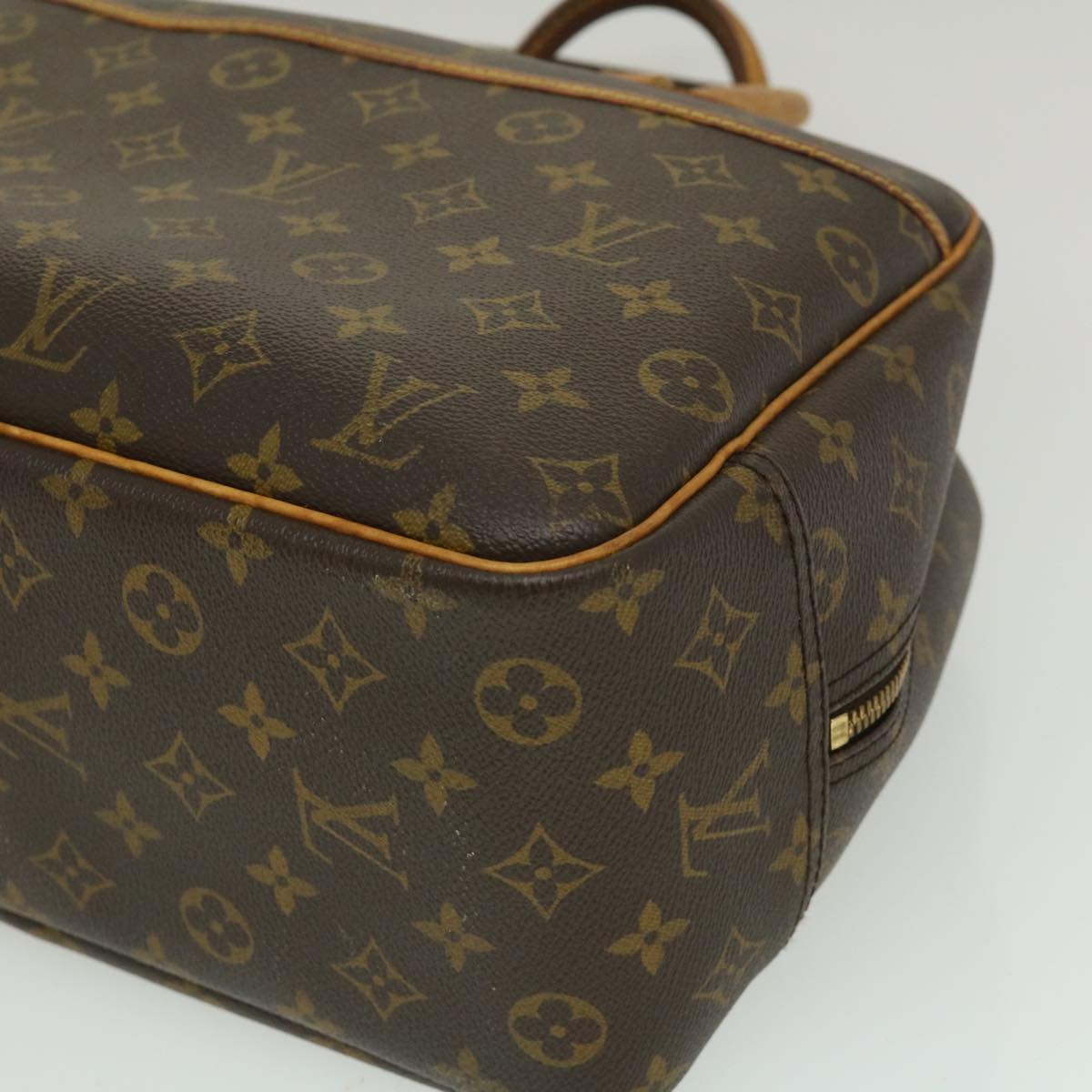 LOUIS VUITTON Monogram Deauville Hand Bag M47270 LV Auth jk1678