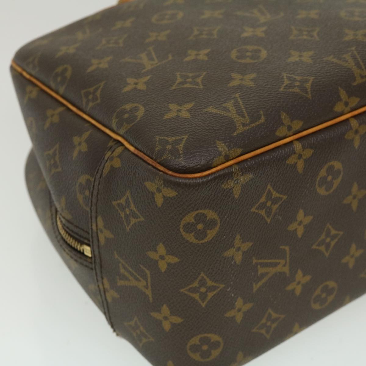 LOUIS VUITTON Monogram Deauville Hand Bag M47270 LV Auth jk1678