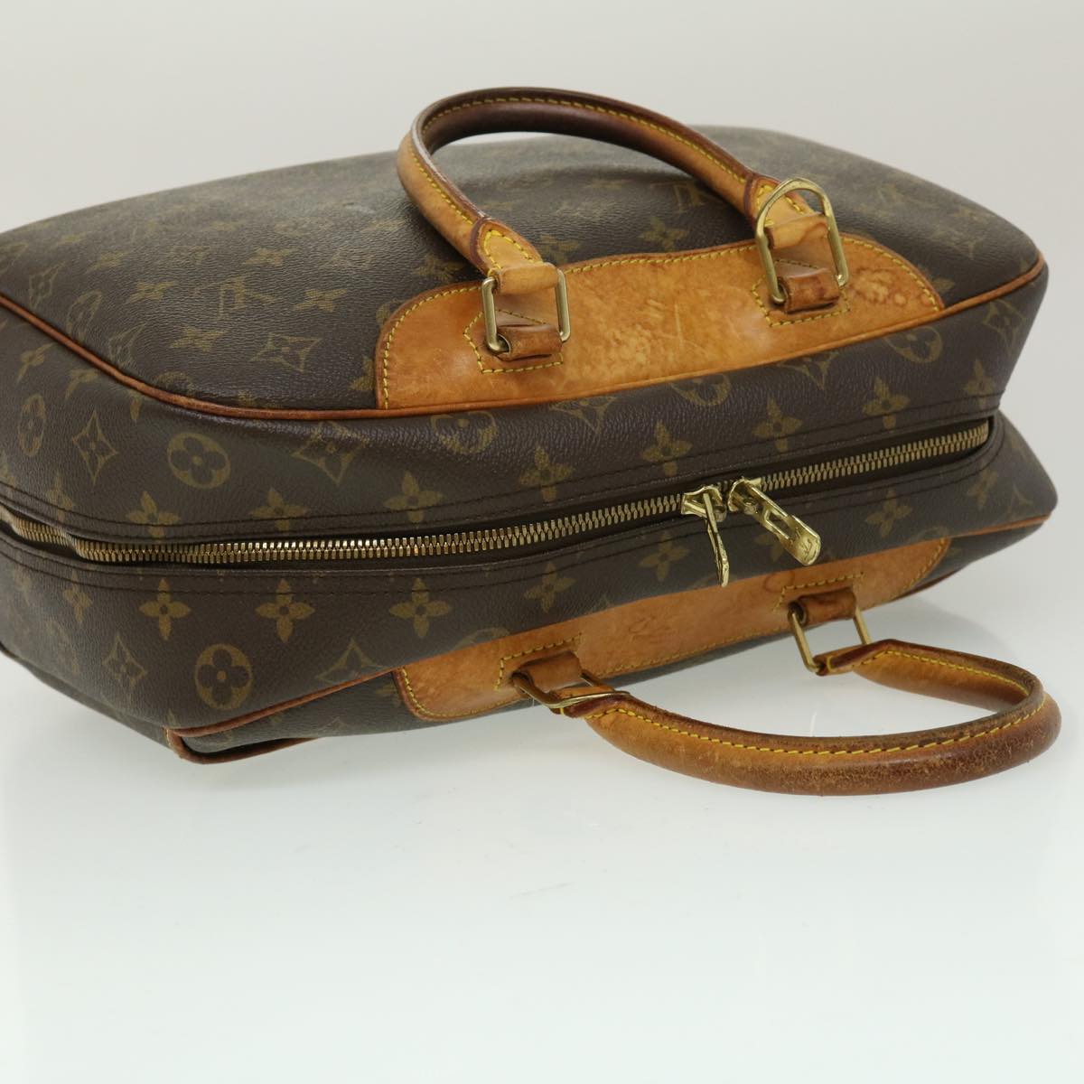 LOUIS VUITTON Monogram Deauville Hand Bag M47270 LV Auth jk1678