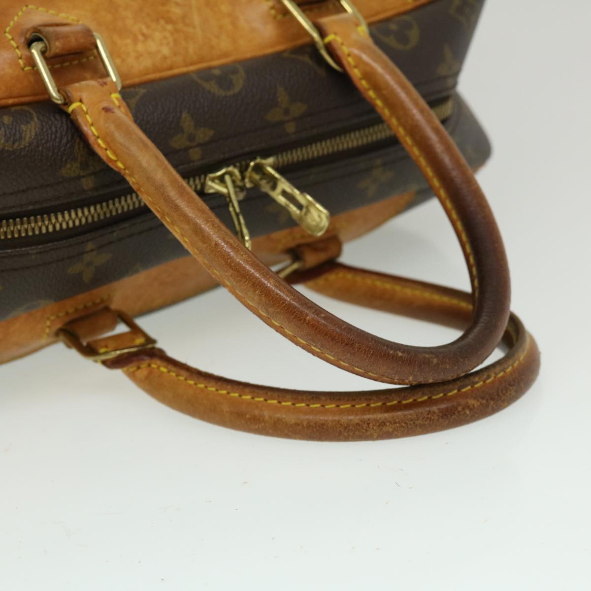 LOUIS VUITTON Monogram Deauville Hand Bag M47270 LV Auth jk1678