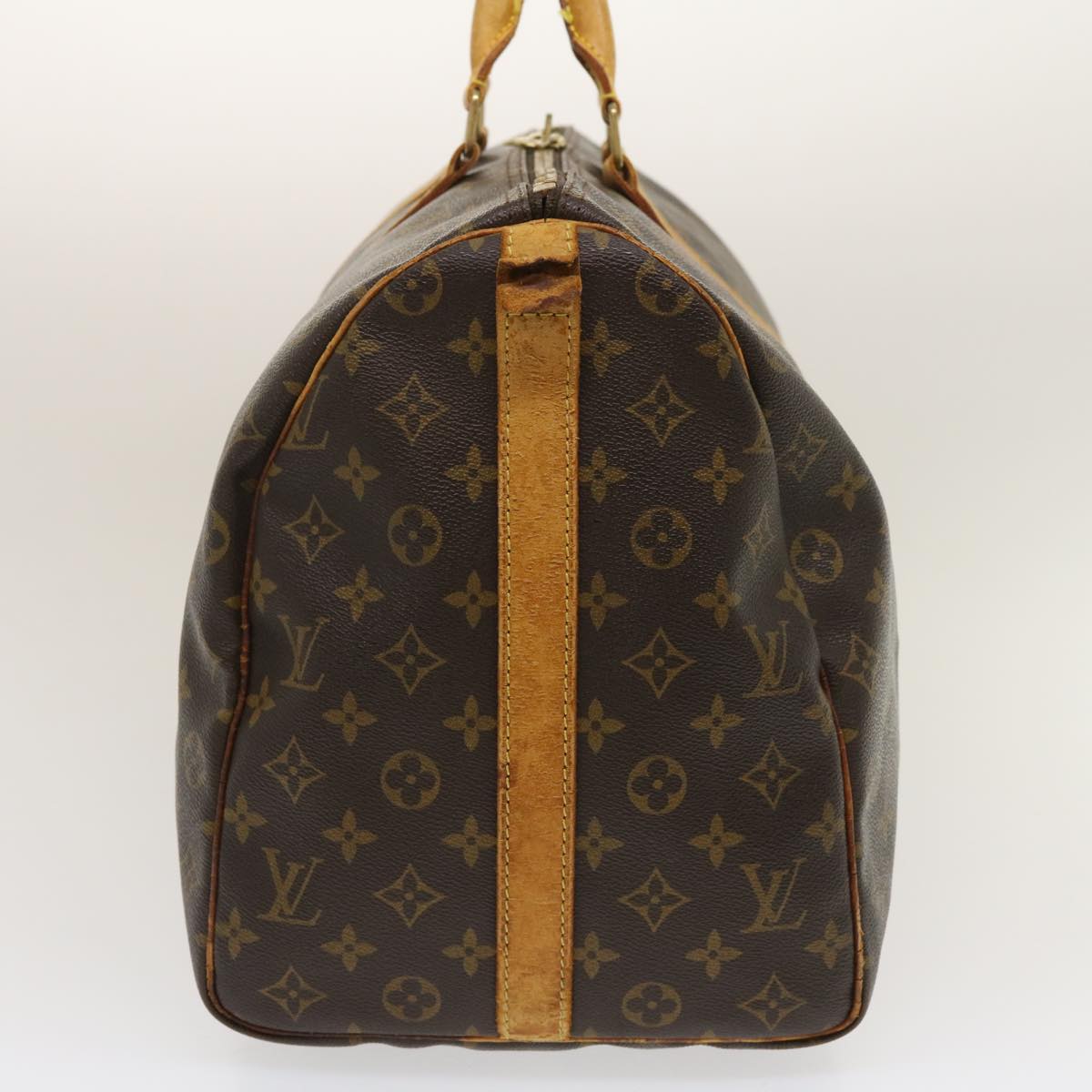 LOUIS VUITTON Monogram Keepall Bandouliere 50 Boston Bag M41416 LV Auth jk1735