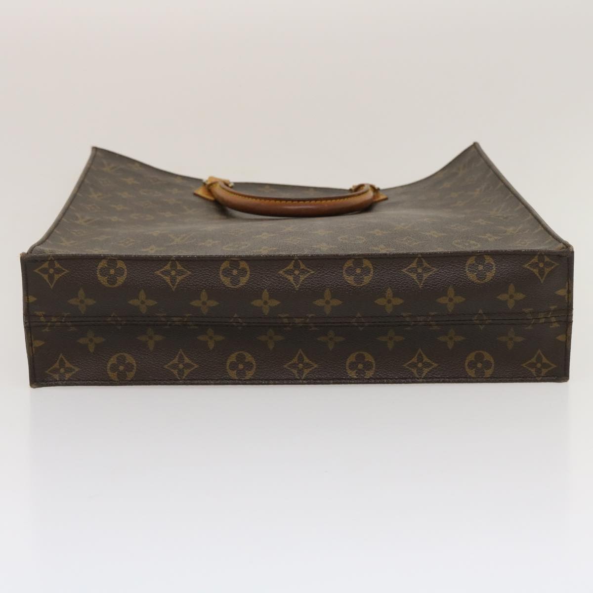 LOUIS VUITTON Monogram Sac Plat Hand Bag M51140 LV Auth jk1755