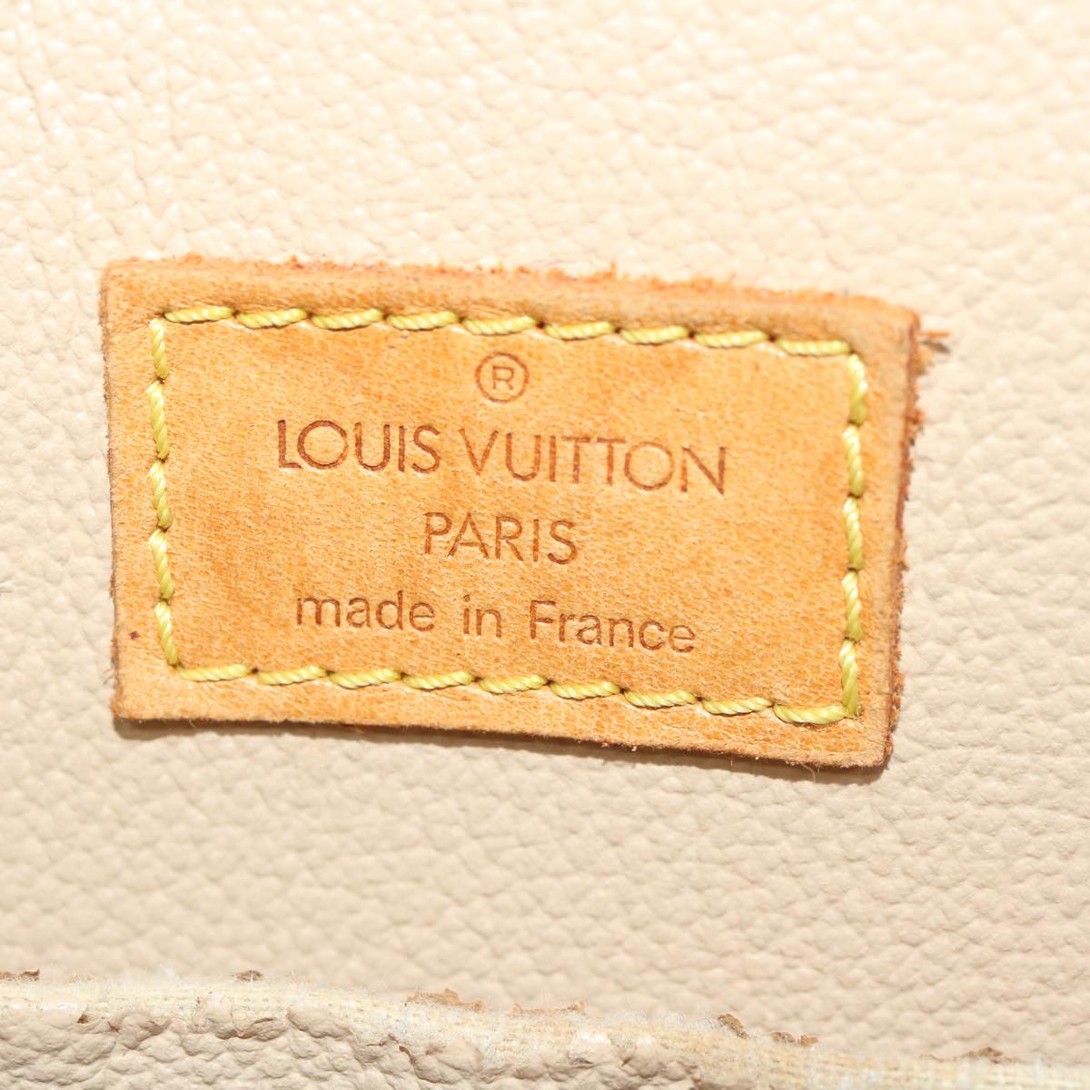 LOUIS VUITTON Monogram Sac Plat Hand Bag M51140 LV Auth jk1755