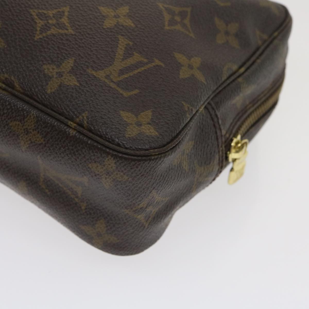 LOUIS VUITTON Monogram Trousse Toilette 23 Clutch Bag M47524 LV Auth jk1807