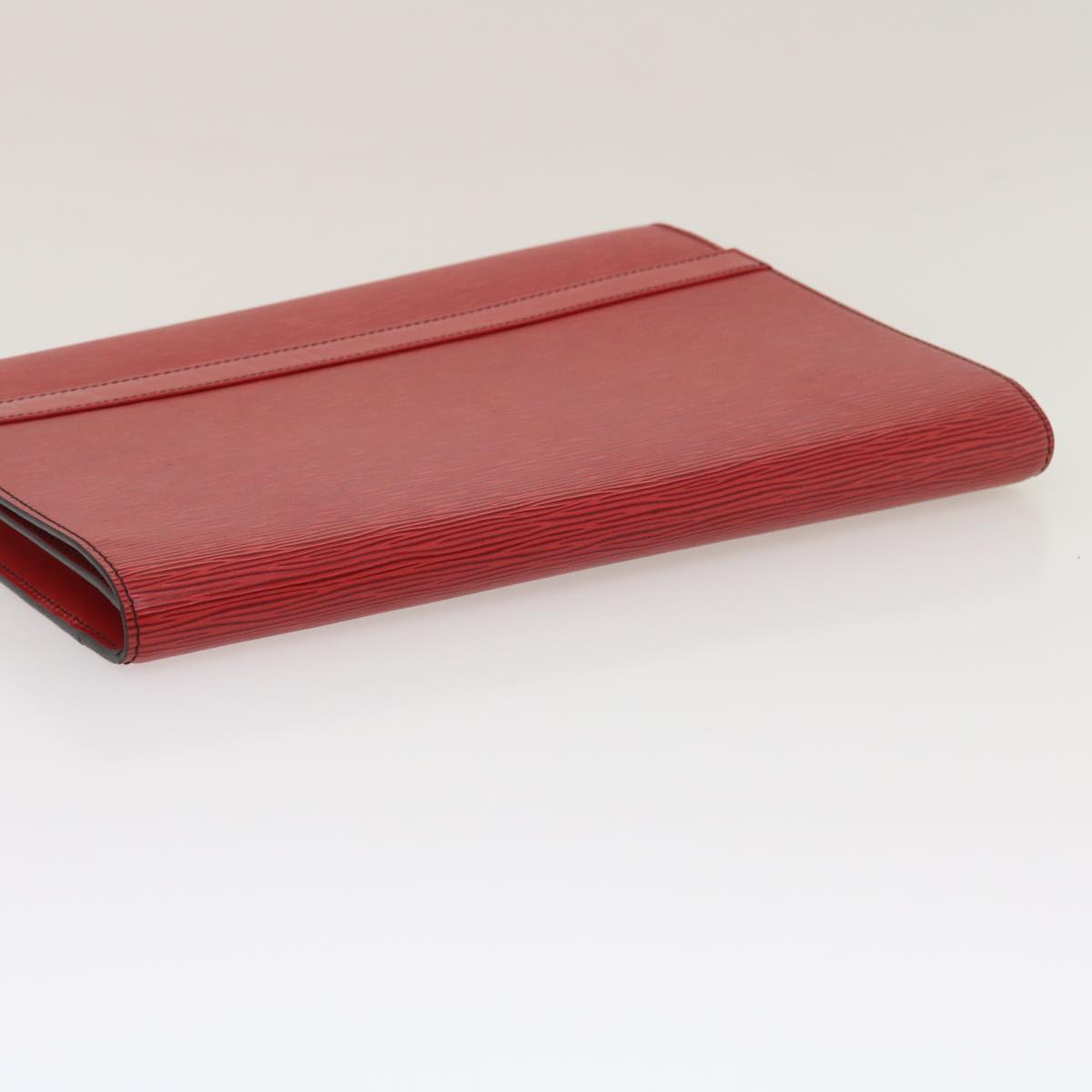 LOUIS VUITTON Epi Pochette Envelope Clutch Bag Red M52587 LV Auth ai647