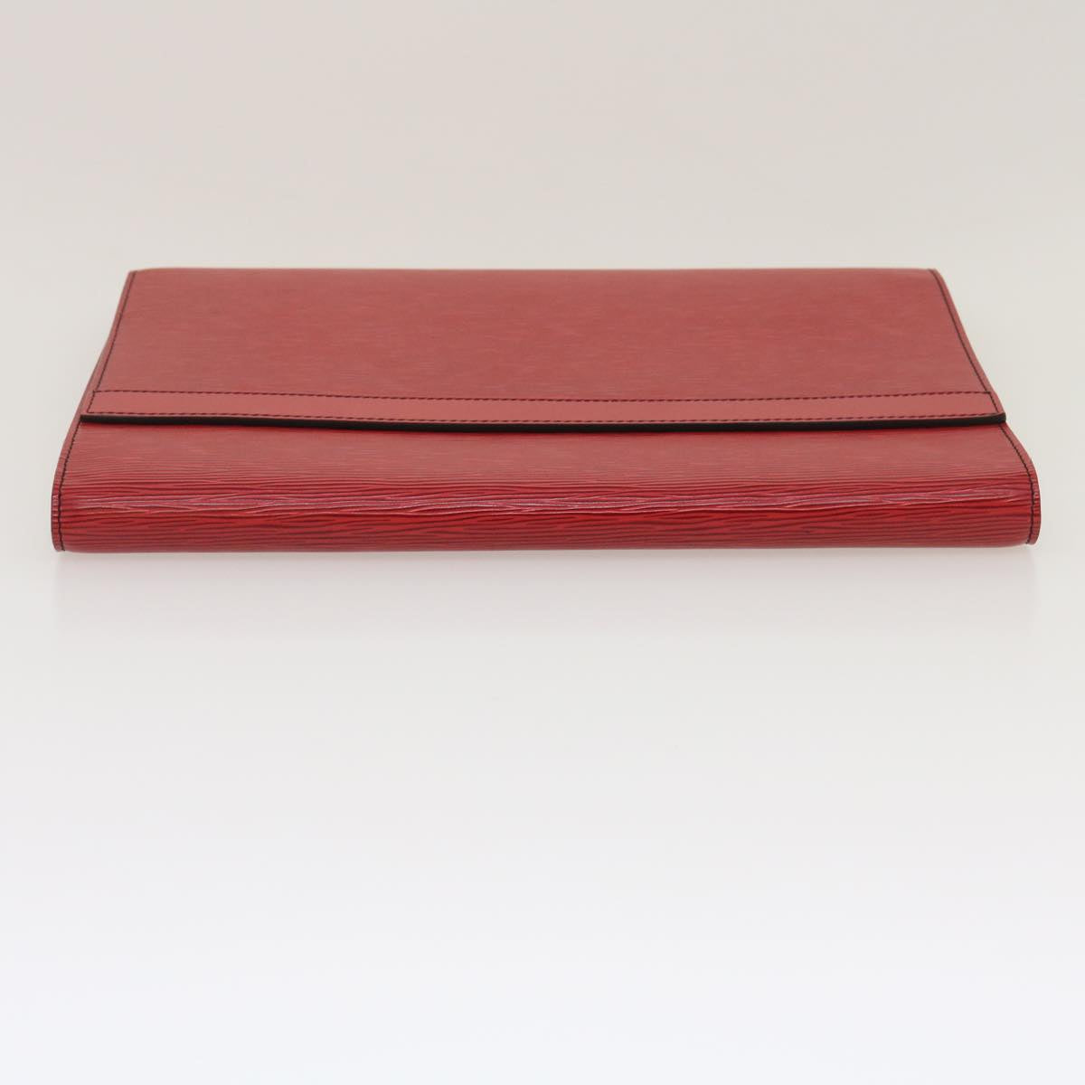 LOUIS VUITTON Epi Pochette Envelope Clutch Bag Red M52587 LV Auth jk1821